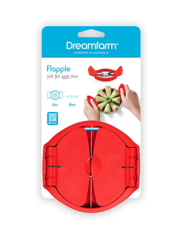 Dreamfarm Apfelschneider ''Flapple'' in Rot - Ø 12,6 cm