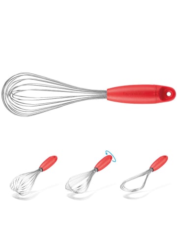 Dreamfarm Schneebesen ''Flisk'' in Rot - (L)29,5 cm