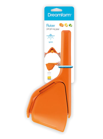 Dreamfarm Zitruspresse ''Fluicer'' in Orange - (B)8,7 x (H)3 x (T)23 cm