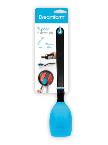 Dreamfarm Kochlöffel ''Supoon'' in Blau - (L)28 cm