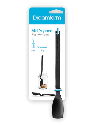 Dreamfarm Restelöffel ''Mini Supoon'' in Schwarz - (L)20,2 cm