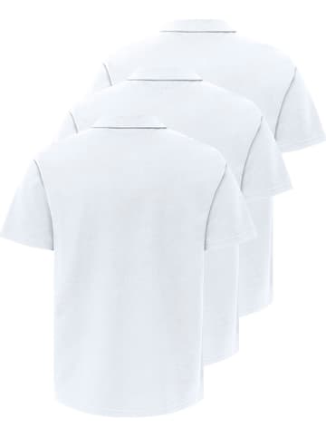 ONLY & SONS 3er-Set: Poloshirts "Gordon" in Weiß