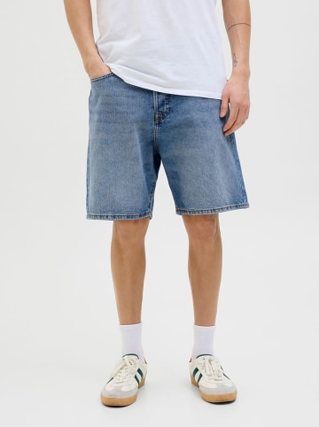 Jack & Jones Bermudy dżinsowe "Tony" w kolorze niebieskim