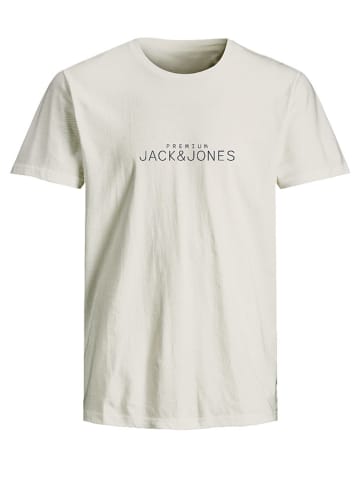 Jack & Jones Koszulka "Avance" w kolorze kremowym