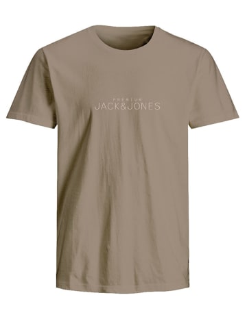 Jack & Jones Koszulka "Avance" w kolorze karmelowym