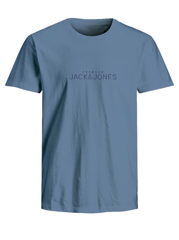 Jack & Jones Koszulka "Avance" w kolorze niebieskim