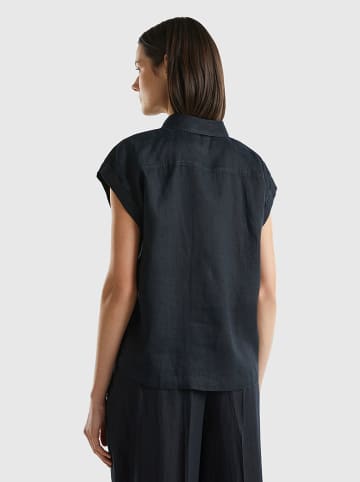 Benetton Bluse in Schwarz