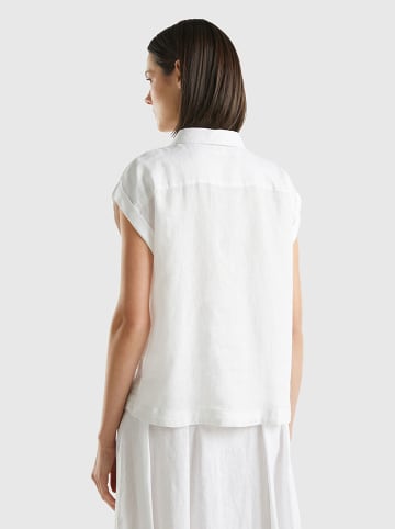 Benetton Linnen blouse wit