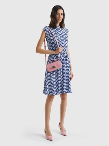 Benetton Kleid in Hellblau/ Blau