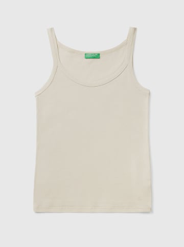 Benetton Top w kolorze beżowym