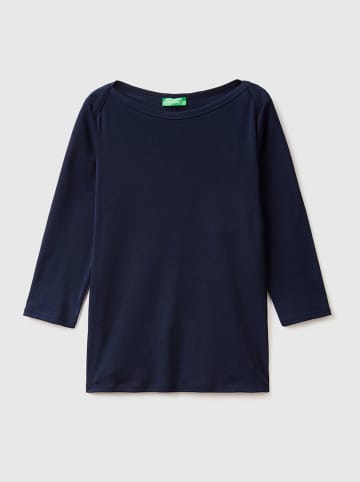 Benetton Koszulka w kolorze granatowym