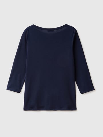 Benetton Longsleeve in Dunkelblau