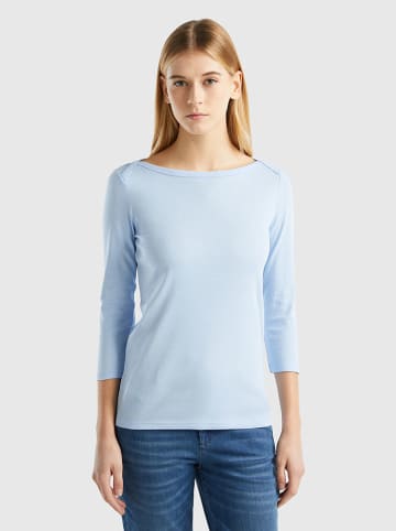 Benetton Longsleeve in Hellblau
