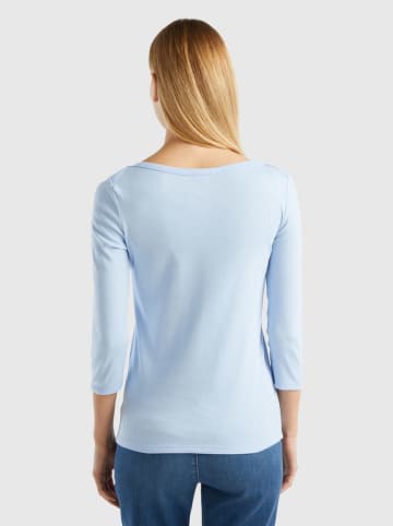 Benetton Longsleeve in Hellblau