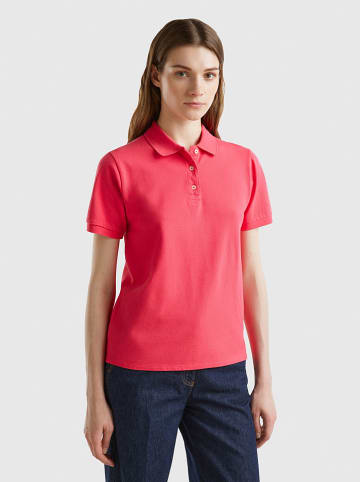Benetton Poloshirt in Fuchsia