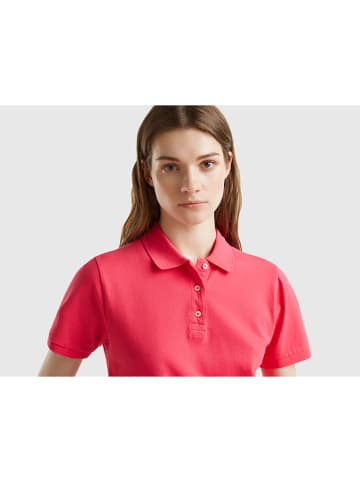 Benetton Poloshirt fuchsia