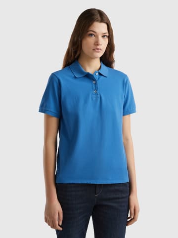 Benetton Poloshirt in Blau