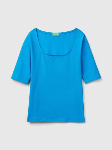 Benetton Koszulka w kolorze niebieskim