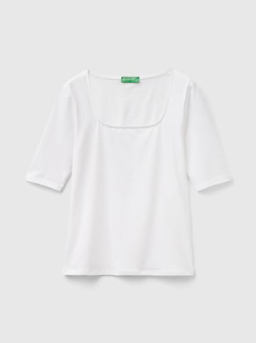 Benetton Shirt in Weiß