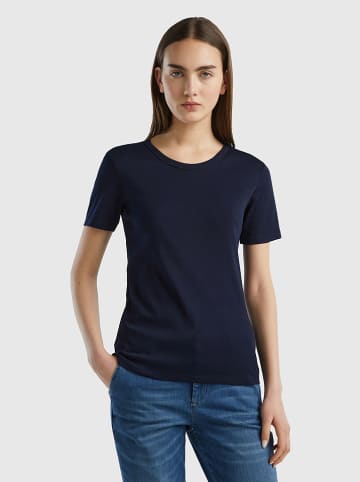 Benetton Shirt in Dunkelblau