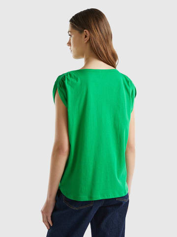Benetton Koszulka w kolorze zielonym
