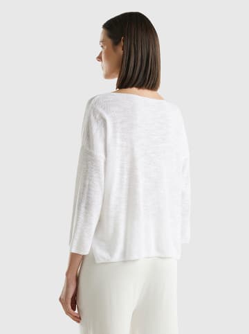 Benetton Pullover in Weiß