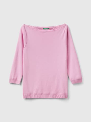 Benetton Sweter w kolorze jasnoróżowym