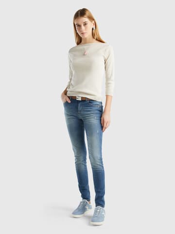 Benetton Sweter w kolorze beżowym