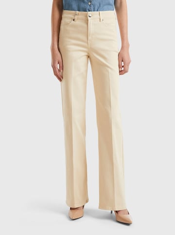 Benetton Spijkerbroek - flare fit - beige