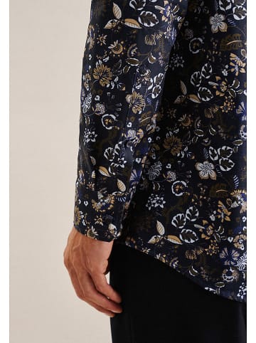 Seidensticker Blouse - regular fit - donkerblauw