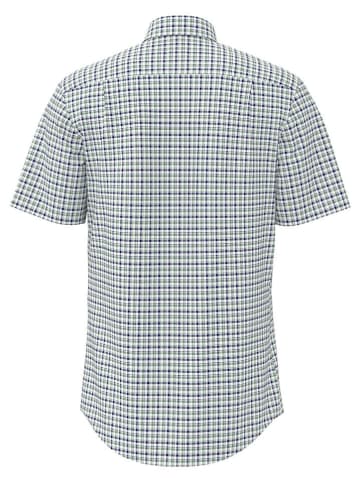 Seidensticker Blouse - regular fit - donkerblauw/groen