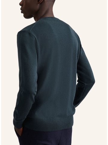 Seidensticker Wollpullover in Petrol