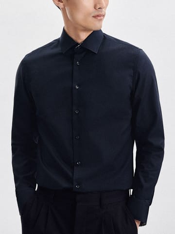 Seidensticker Hemd - Slim fit - in Dunkelblau