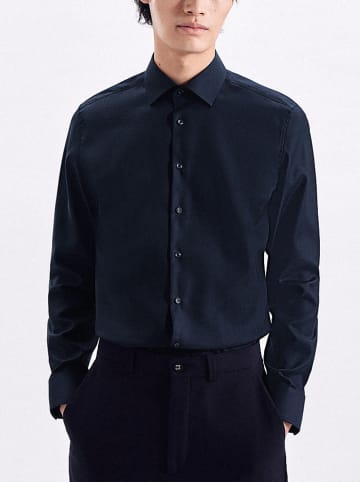 Seidensticker Blouse - slim fit - donkerblauw