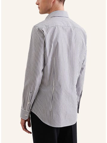 Seidensticker Koszula - Slim fit - w kolorze granatowo-białym