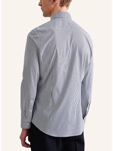 Seidensticker Hemd - Slim fit - in Dunkelblau/ Weiß