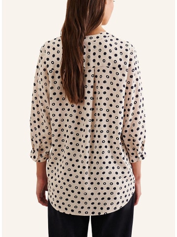 Seidensticker Bluse in Creme/ Schwarz