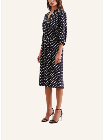 Seidensticker Kleid in Schwarz/ Creme