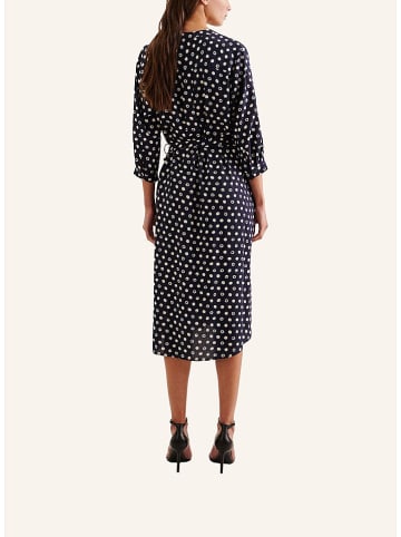 Seidensticker Kleid in Schwarz/ Creme
