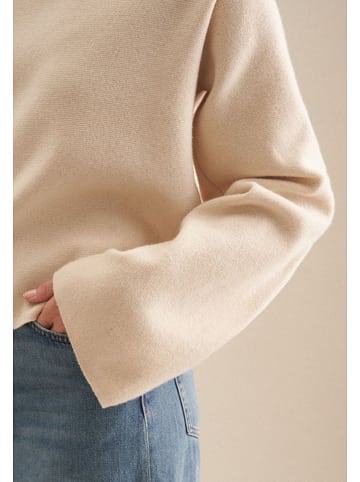 Seidensticker Wollpullover in Creme