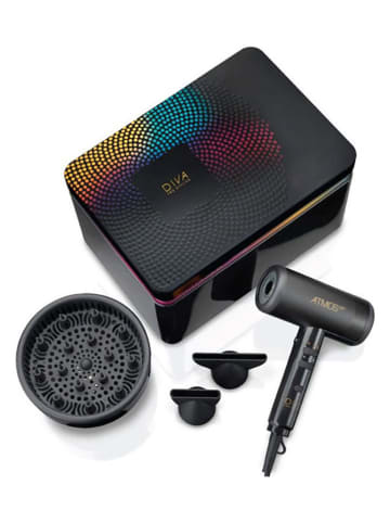 DIVA PRO STYLING Haartrockner "Secadoe New Atmos" in Schwarz