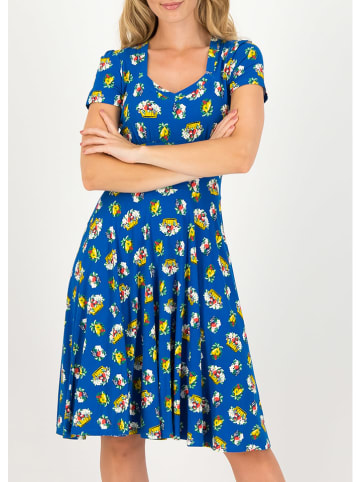 Blutsgeschwister Kleid "urlaub auf balkonienappel" in Blau