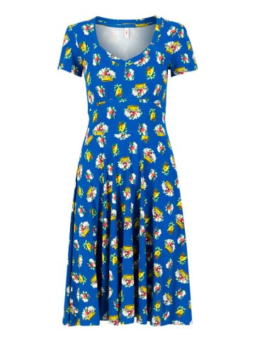 Blutsgeschwister Kleid "urlaub auf balkonienappel" in Blau