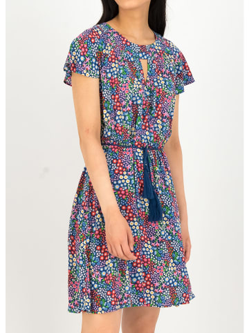 Blutsgeschwister Kleid "Tanz mit Mirfirst" in Blau/ Rot