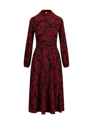 Blutsgeschwister Kleid "Moonstruck Meadowthe" in Bordeaux/ Schwarz
