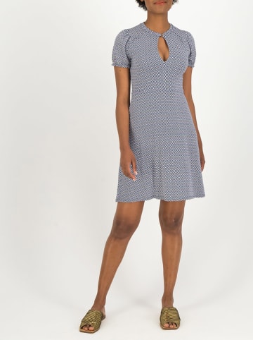 Blutsgeschwister Kleid "Fluffy Romancelittle" in Dunkelblau/ Weiß