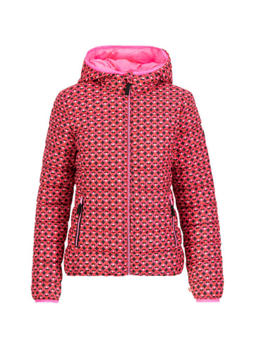 Blutsgeschwister Doorgestikte jas "Luft und Liebesmooching" roze/zwart