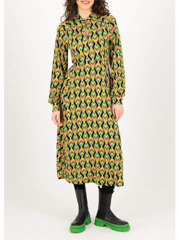 Blutsgeschwister Kleid "Oh so No" in Grün/ Schwarz