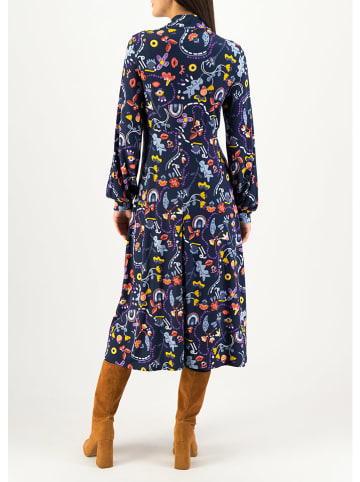 Blutsgeschwister Kleid "Oh so No Bowuntamed" in Dunkelblau