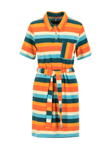 Blutsgeschwister Kleid "Grand Slam Madamedelightful" in Orange/ Grün